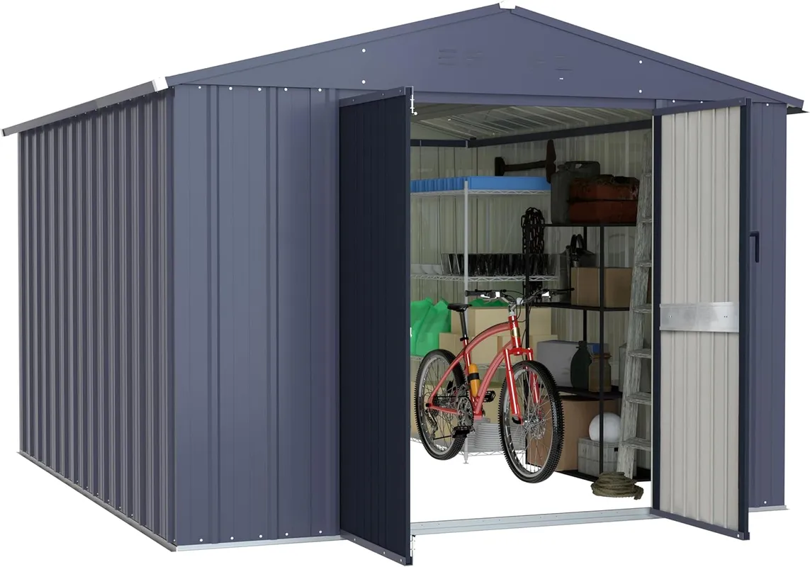 MUPATER 8 x 10 FT Outdoor Storage Shed